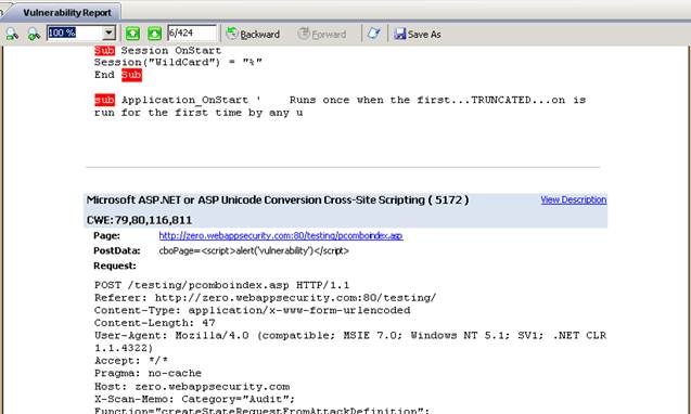 CWE Identifiers are included when each vulnerability is    identified. (See in the blue header.)