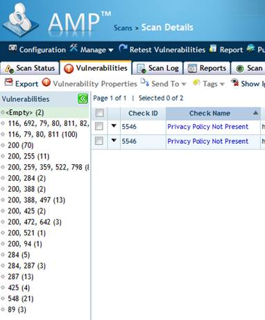 In HP AMP, you can group by CWE-ID.