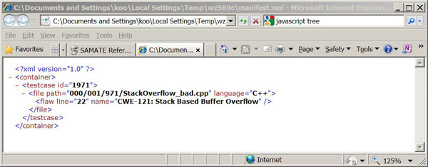 Figure 9: Example of Report