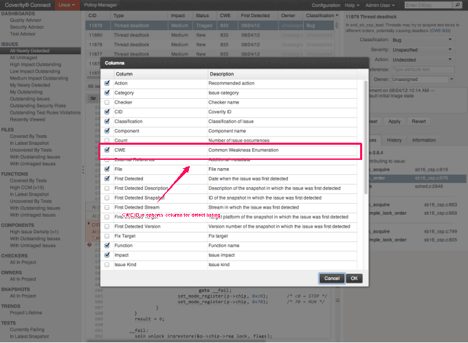 CWE and Compatibility Documentation