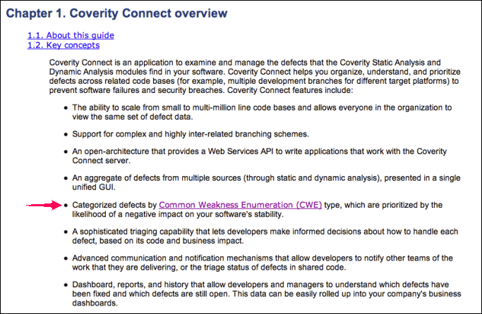 CWE and Compatibility Documentation