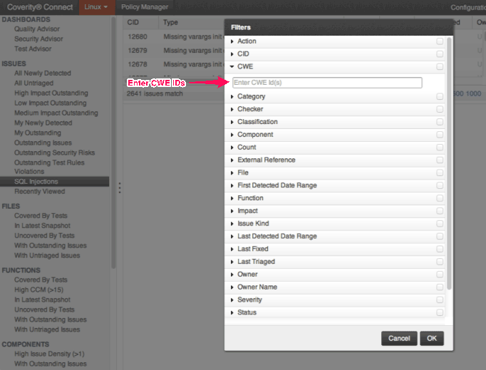 CWE and Compatibility Documentation