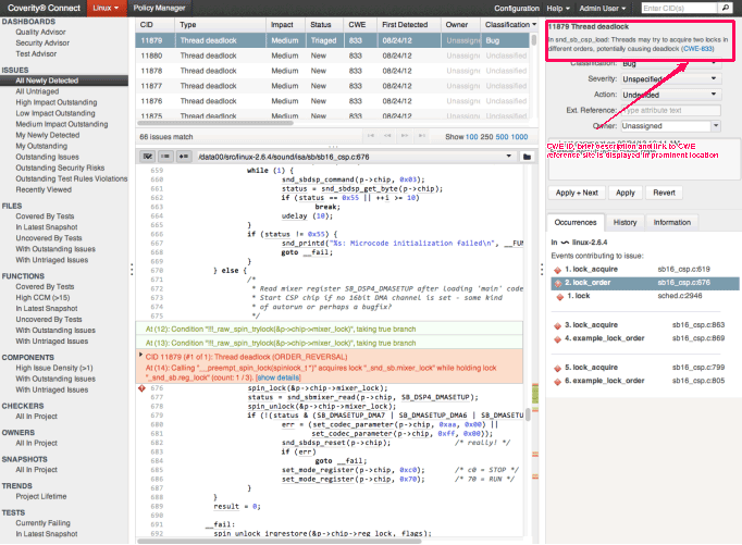 CWE and Compatibility Documentation