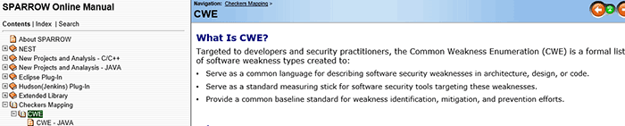 What IS CWE? screen shot
