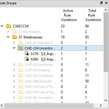 CR_A.2.1: Filtering on CWE-134