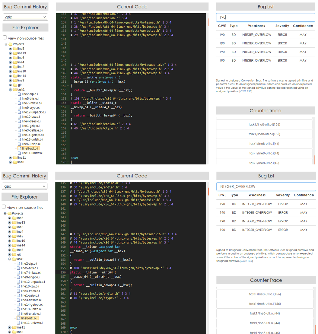 FINDING TASKS USING CWE IDENTIFIERS