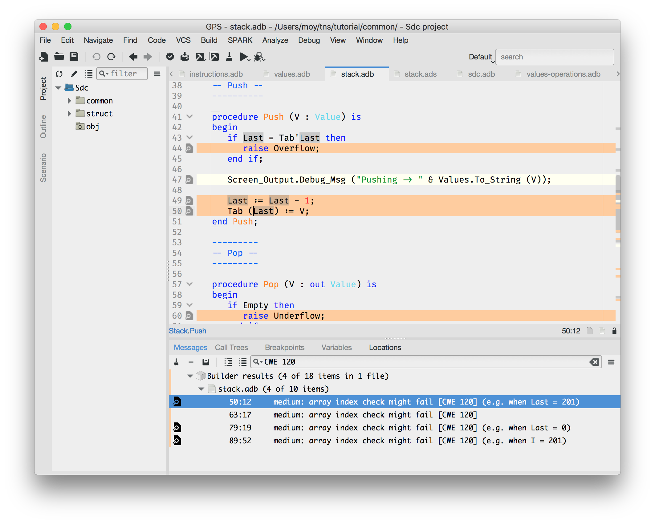 FINDING TASKS USING CWE IDENTIFIERS