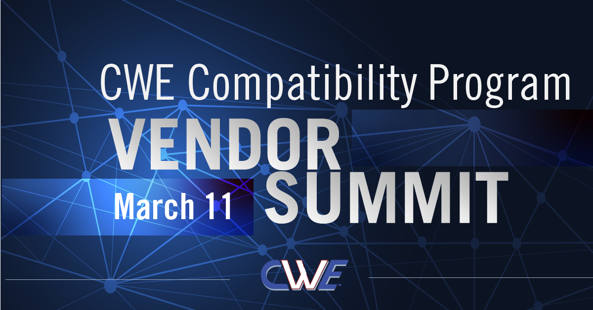 CWE Compatibility Program Vendor Summit 2021